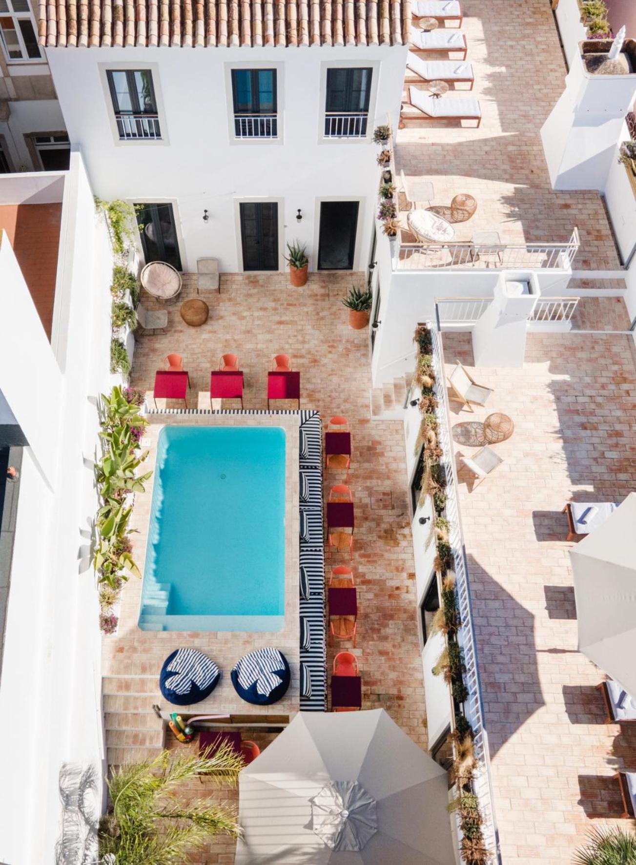 Casa Rosa Villa With Pool In Olhao Centre Экстерьер фото